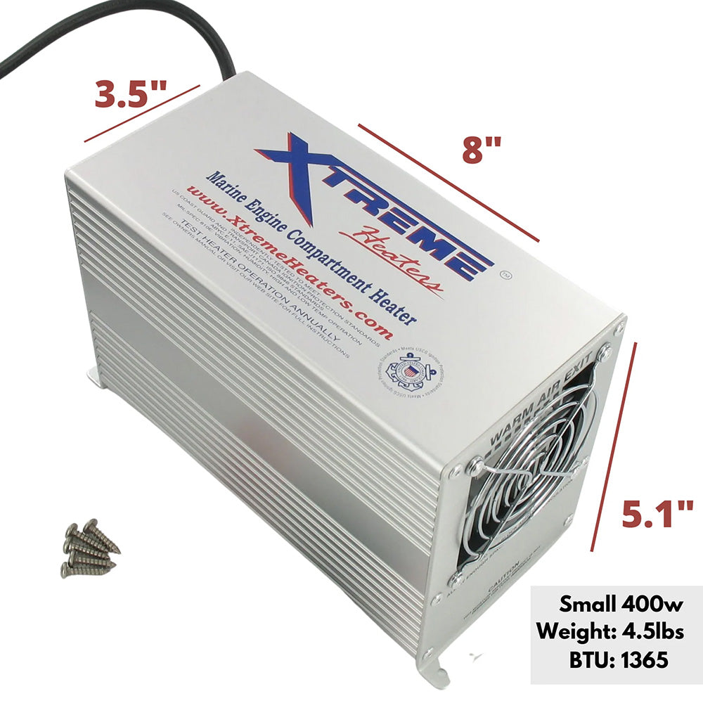 Xtreme Heaters Small 400W XHEAT Boat Bilge  RV Heater [XHEAT-400]