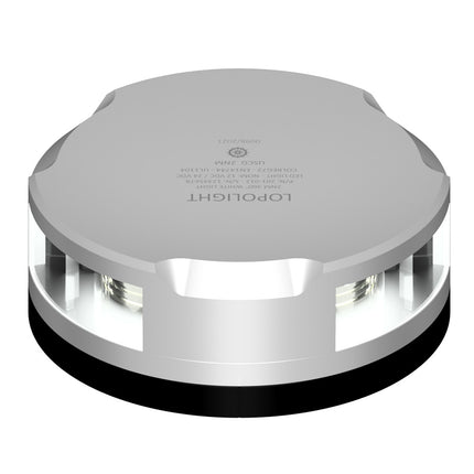 Lopolight Masthead/360-Degree Light - 3NM - Silver Housing w/FB Base [201-021-FB]