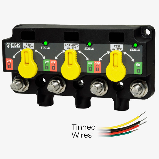 Egis XD Series Triple Flex 2 Relay-ACR-Relay w/Knobs  Tinned Wires [8730-1535]