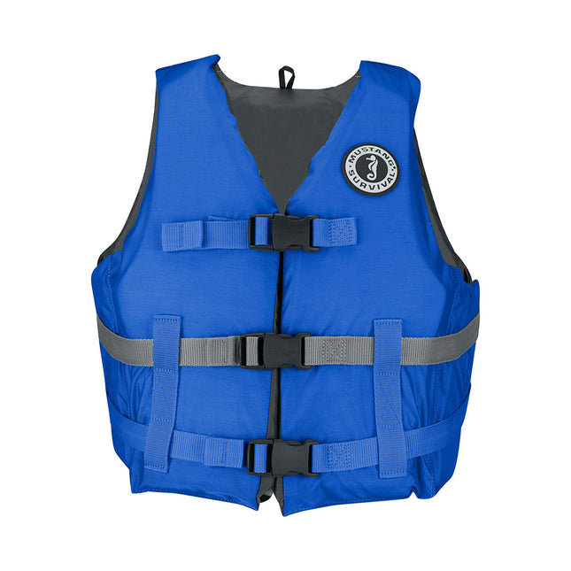 Mustang Livery Foam Vest - XL/XXL - Blue [MV7010-131-XL/XXL]