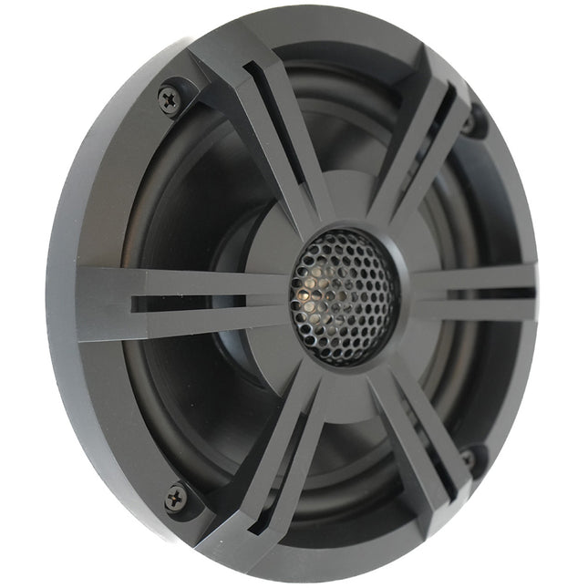 Banshee Marine 6.5" Marine Speaker - Black Sports Grille [BAR-LS65-SB]