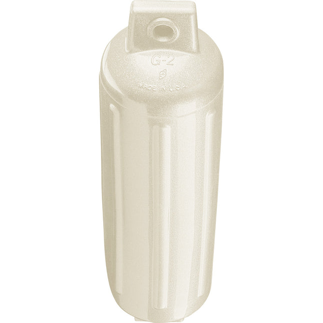 Polyform G-2 Twin Eye Fender 4.5" x 15.5" - Metallic White [G-2 METALLIC WHITE]