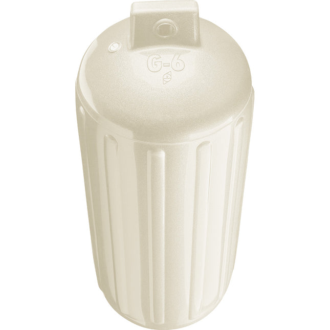 Polyform G-6 Twin Eye Fender 11" x 30" - Metallic White [G-6 METALLIC WHITE]