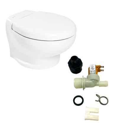 Thetford Nano Touch Compact Toilet Freshwater Kit - 24V [T-NAN024PW/TSFT/NA-FWKIT]