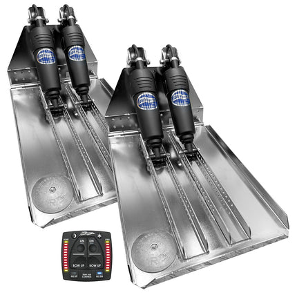 Bennett Marine BOLT 14x23 Dual Electric Trim Tab System w/One Box Indication Unit [BOLT1423HD-OBI]