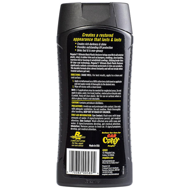 Meguiar's Ultimate Black Plastic Restorer - 12oz [G15812]