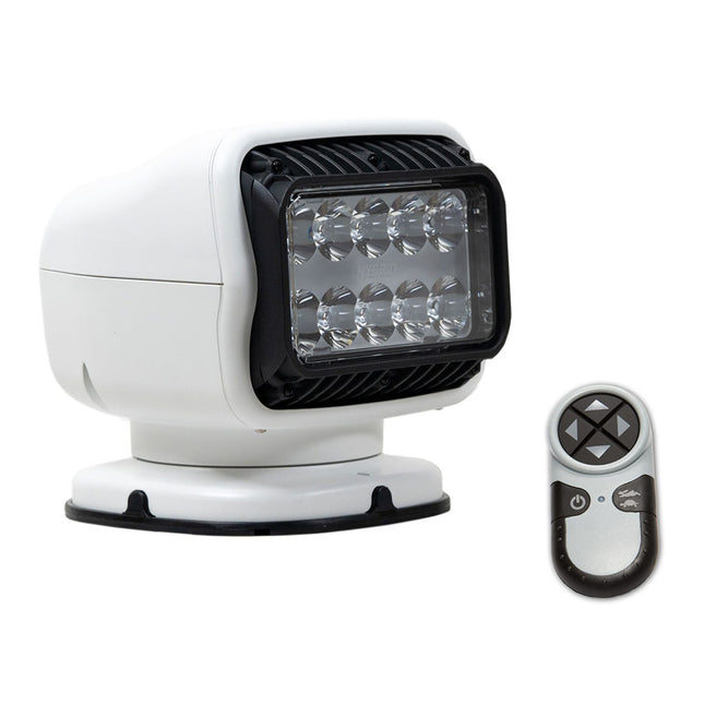 Golight GT Series LED Hybrid Light Permanent Mount w/Handheld Wireless Remote - 12V - White [20008GT]
