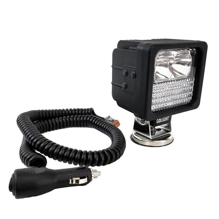 Golight GXL LED Hybrid Portable Work Light Series Magnetic Mount w/No Remote - 12V - Black [40235]