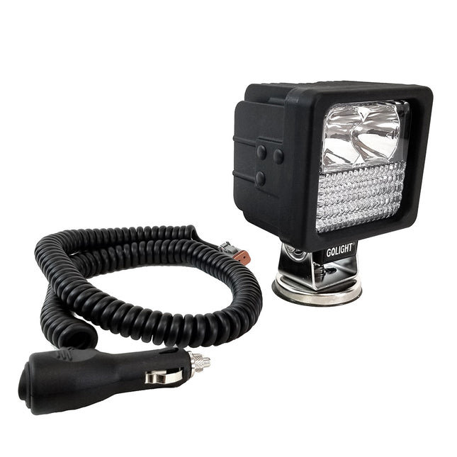 Golight GXL LED Hybrid Portable Work Light Series Magnetic Mount w/No Remote - 12V - Black [40235]
