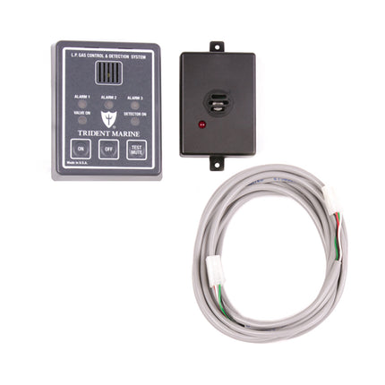 Trident Marine 12/24V Full Detection Panel w/Gas Detector  10' Quick Cable - Solenoid Not Included [1300-7760]