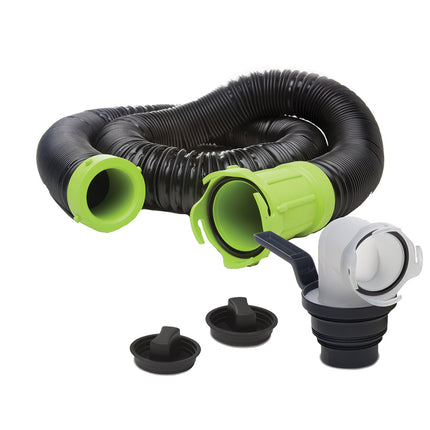 Thetford Titan Premium 15' Sewer Hose Kit w/Universal Bayonet Connection  5-in-1 Sewer Adapter w/Handle [17853]