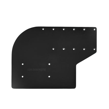 Sea Brackets Small Offset Trolling Motor Plate f/Garmin Kraken - Black [SEA2311-BLK]