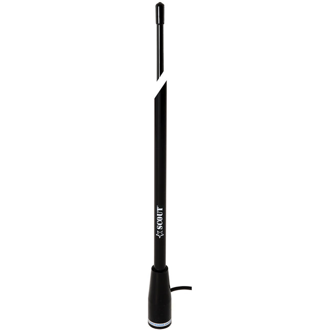 Scout 5' Black VHF Antenna 3dB Nylon Ferrule w/5M RG-58 Coax KS-22 [PF AN NVHF00004T]