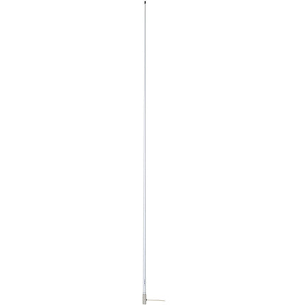 Scout 8' White VHF Antenna 6dB Stainless Steel Ferrule w/5M RG-58 Coax Includes PL-259 KS-42 [PF AN NVHF00007T]
