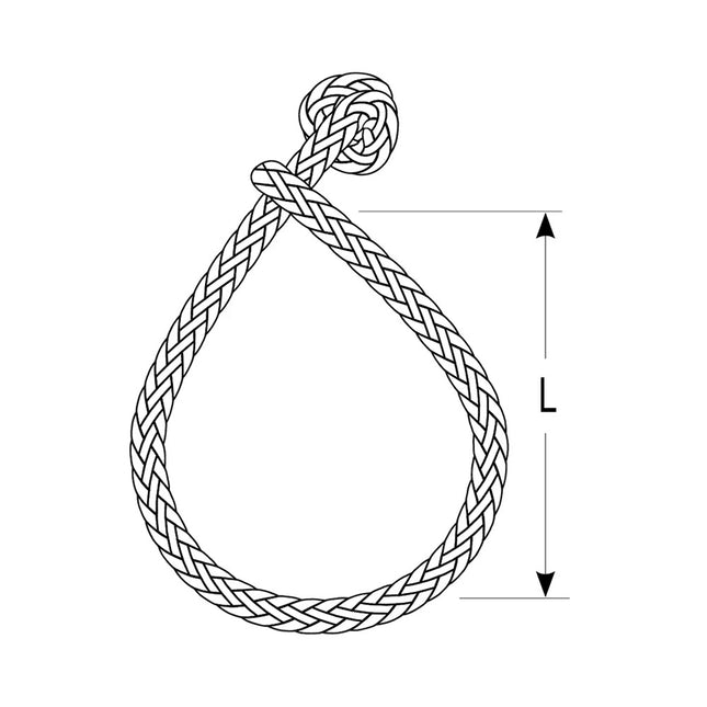 Ronstan Soft Shackle - Size S - 4mm x 65mm w/Robline Line [DSH-4GRY]