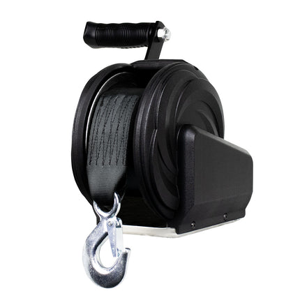 Powerwinch Select Series Winch 1,400lb, 8" Crank Arm - Carbon Black [21400-W-1400-8-B-R]