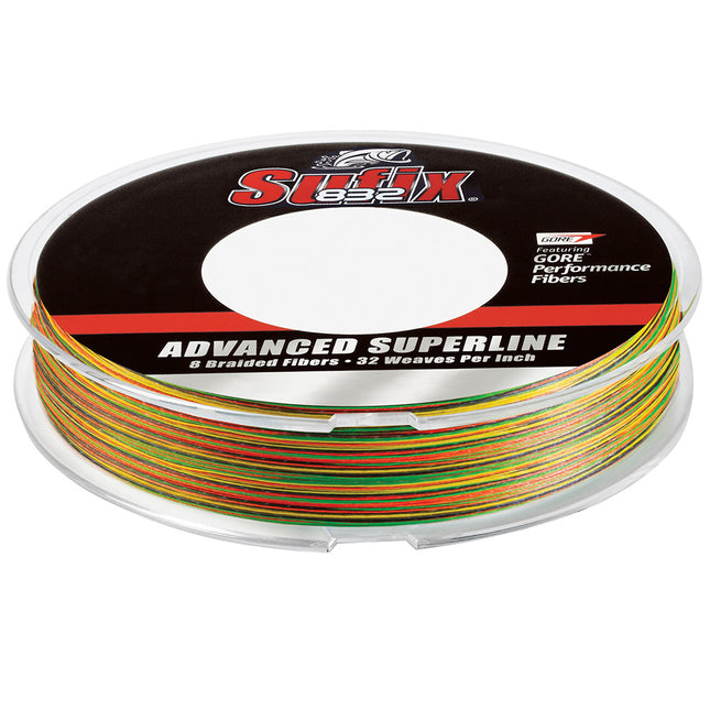 Sufix 832 Braid - 20lb - Fire Tiger - 300 yds [660-120FT]