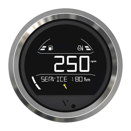 Veratron VL Digital 85 w/Triangular Chrome Bezel [B00205803]