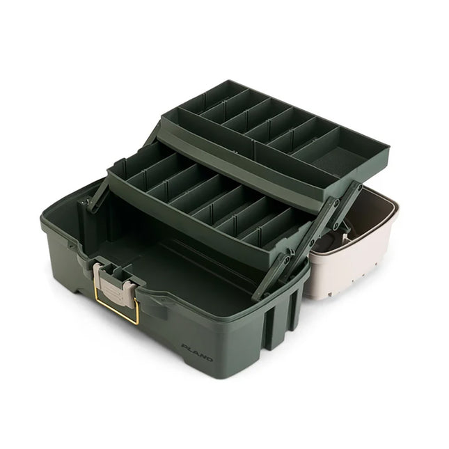 Plano Two-Tray Tackle Box - Green/Tan [P000404]