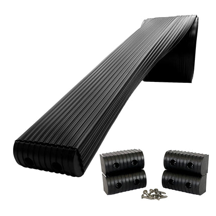 Caliber BunkWrap Kit - Black 16' x 2" x 4" Roll + 4 Caps + HRDW Roll + 4 Endcaps  Stainless Steel Hardware [23054-BK]