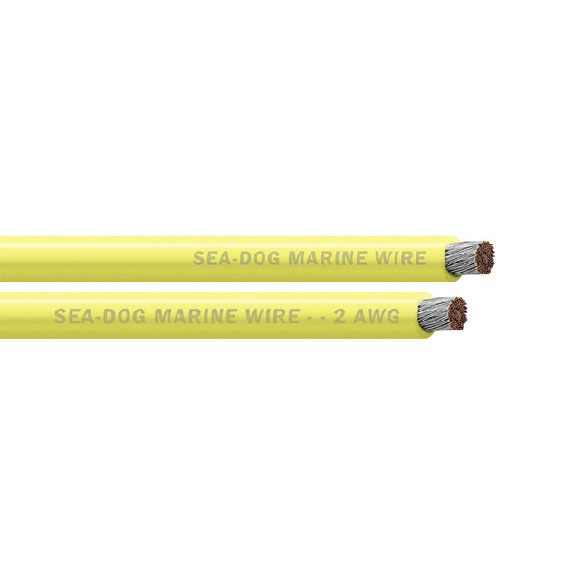 Sea-Dog 2 AWG Yellow Battery Cable - 250' [8002034]