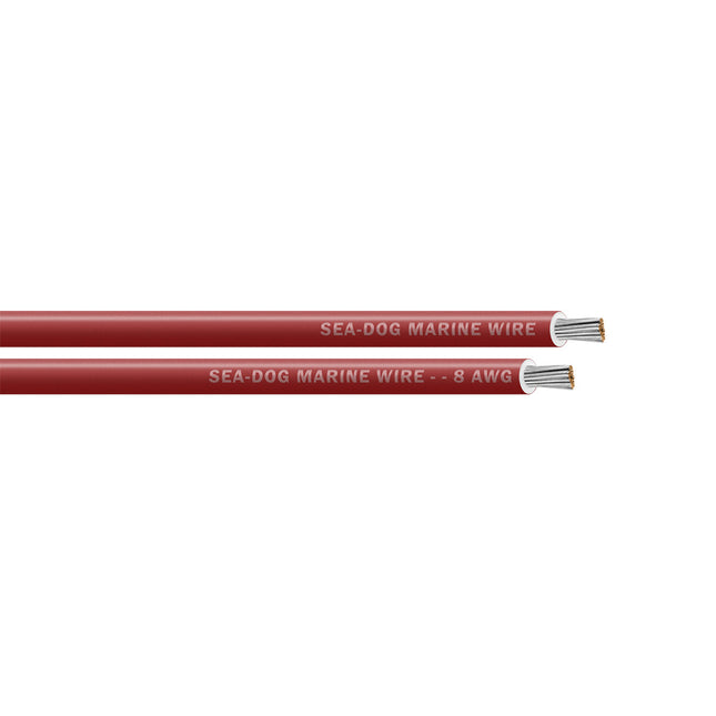 Sea-Dog 8 AWG Red Primary Wire - 50' [8008021]