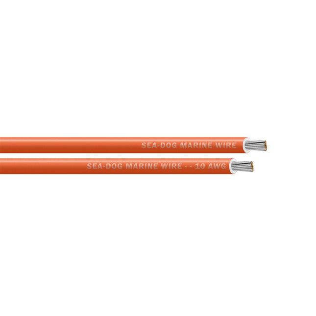 Sea-Dog 10 AWG Orange Primary Wire - 100' [8010082]