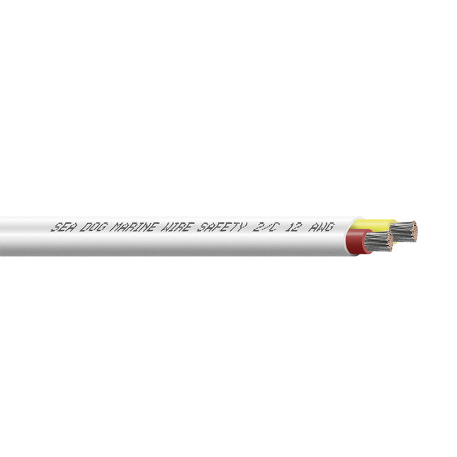 Sea-Dog 12/2 AWG Flat Duplex Safety Wire - Red/Yellow - 25' [8012220]