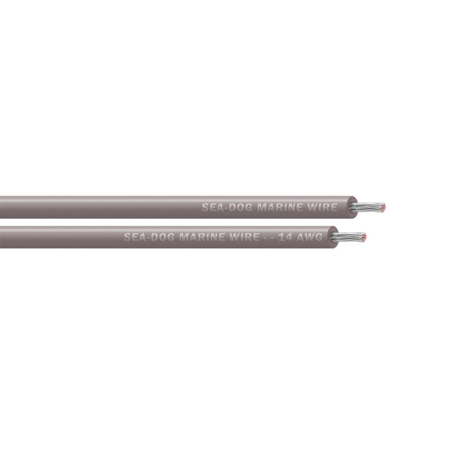 Sea-Dog 14 AWG Grey Primary Wire - 100' [8014112]