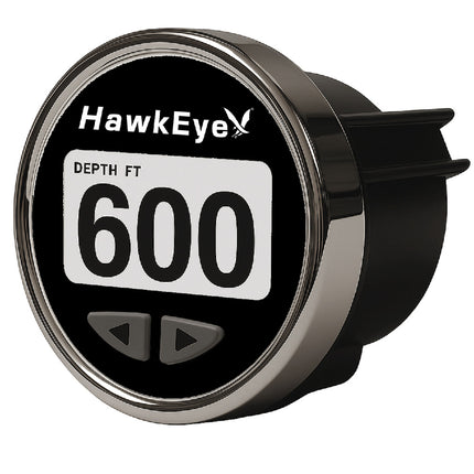 HawkEye DepthTrax Edge In-Dash Depth Finder - HD Color Display - 600' Max Depth - TM Transducer [DT3BX-TM]