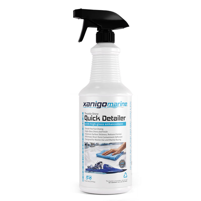Xanigo Marine Throttle Shine Marine Quick Detailer - 32oz [XMQD32]