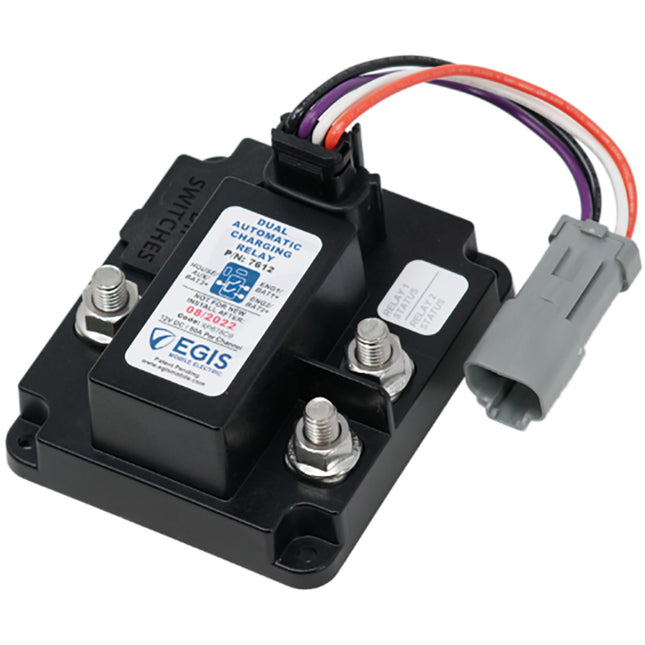 Egis Triple Battery Advanced Automatic Charging Relay (ACR) - 12V [7612]