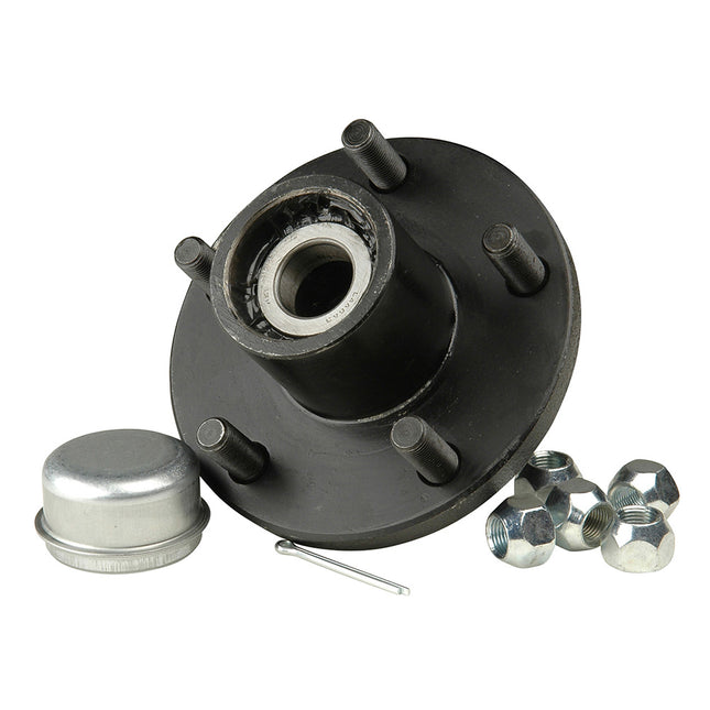 C.E. Smith Hub Kit 5x4 1/2", 1" Straight Spindle 1.25" [13216]