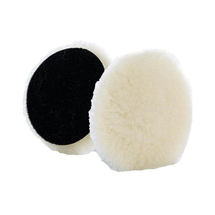Lake Country Extra Cut Low Lint Prewashed Knitted Lambswool Pads 3-1/4" x 1/2" - No Interface [LL-325-EC-2-LC]