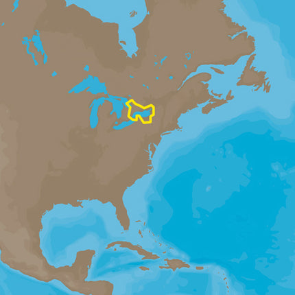 C-MAP  4D NA-D934 Lake Ontario and Trent Severn [M-NA-D934-MS]