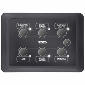 CZone Waterproof Keypad 3x2 Landscape - Black 80-911-0162-00