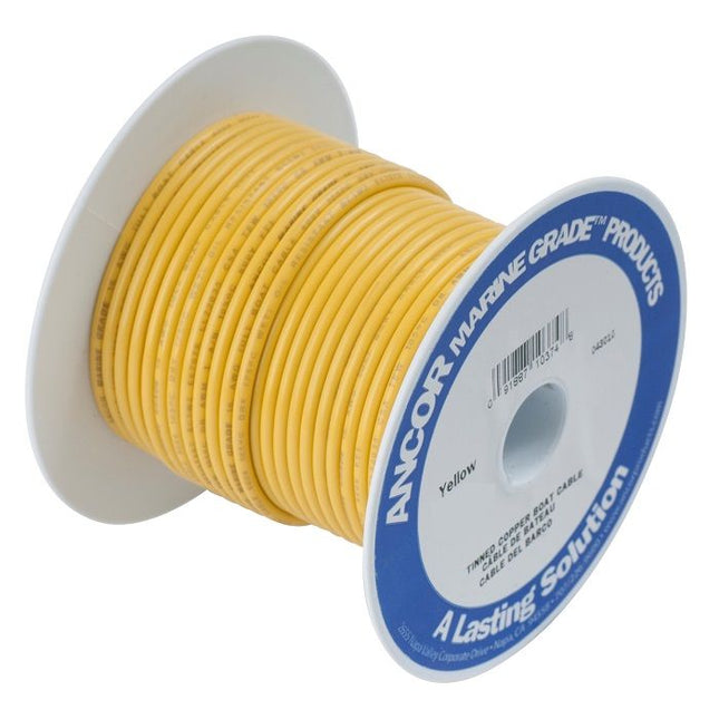 Ancor #8 Yellow 50ft Spool Tinned Copper