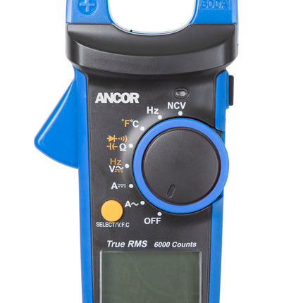 Ancor True RMS 12 Function Digital Snap-Around Multimeter