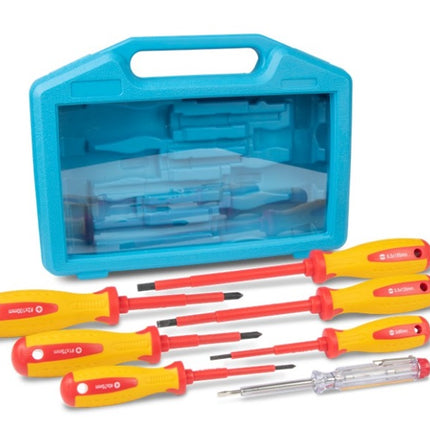 Ancor 7pc Screwdriver Set with Case, Insulated