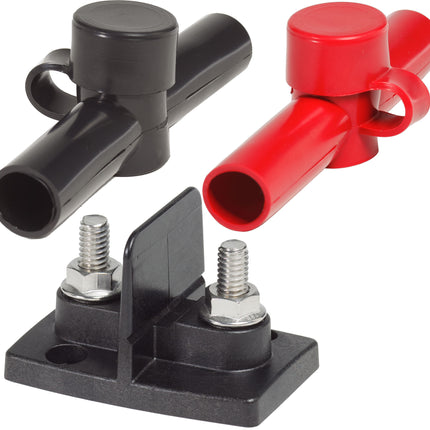 Blue Sea PowerPost Dual 2 x 5/16in Studs w/Insulators