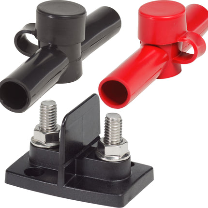 Blue Sea PowerPost Dual 2 x 3/8in Studs w/Insulators