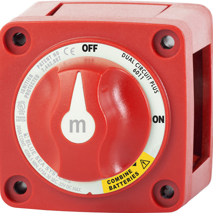 Blue Sea M-Series Battery Switch On/Off Dual Circuit Plus