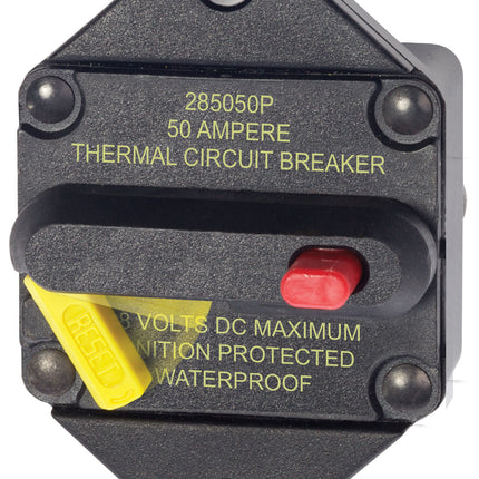 Blue Sea 285-Series 50 Amp Circuit Breaker Panel Mount
