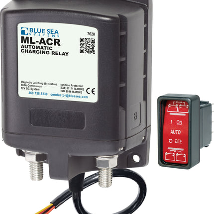 Blue Sea ML-ACR Automatic Charging Relay 12vDC 500A