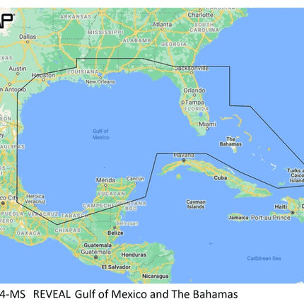 C-MAP Reveal Coastal Gulf of Mexico and Bahamas
