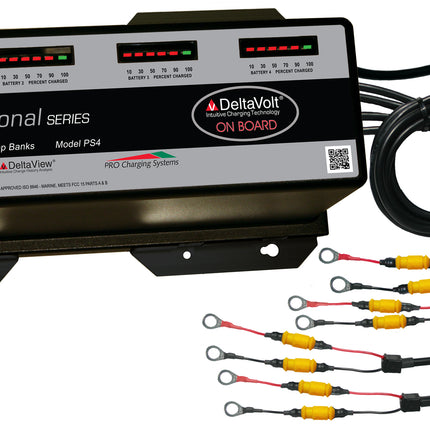 Dual Pro PS4 Battery Charger 4 Bank 60 Amps