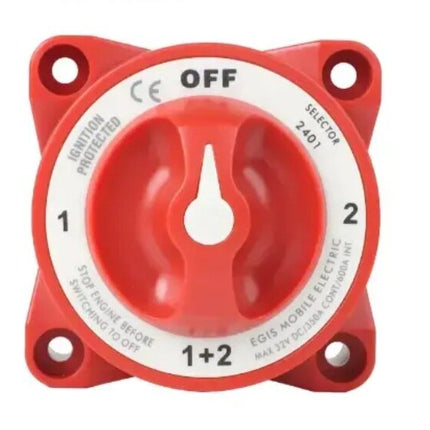 EGIS 2401 e-Series 350A  Battery Selector Switch Off/1/Both/2