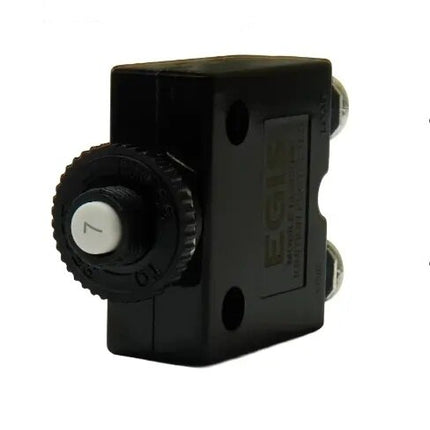 EGIS Push Button Panel Mount Circuit Breaker Screw Terminals 7 Amp Retail Pack