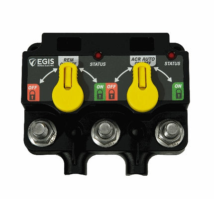 EGIS XD Dual Flex 2 Automatic Charging Relay with Knobs Tinned Wires