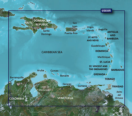 Garmin VUS030R G3 Vision Southeast Caribbean